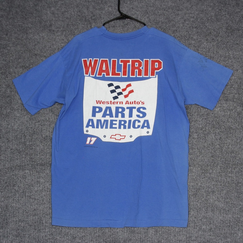 Darrell Waltrip 17 NASCAR T Shirt Mens XL Monte Carlo Western Auto Parts America - Picture 4 of 6